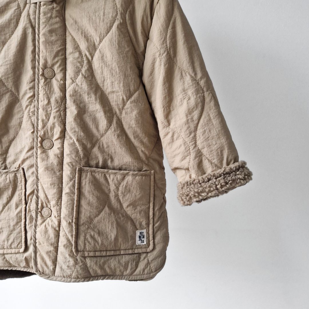 Pre-loved Kids ZARA virsjaka haki-brūna | 110 izm