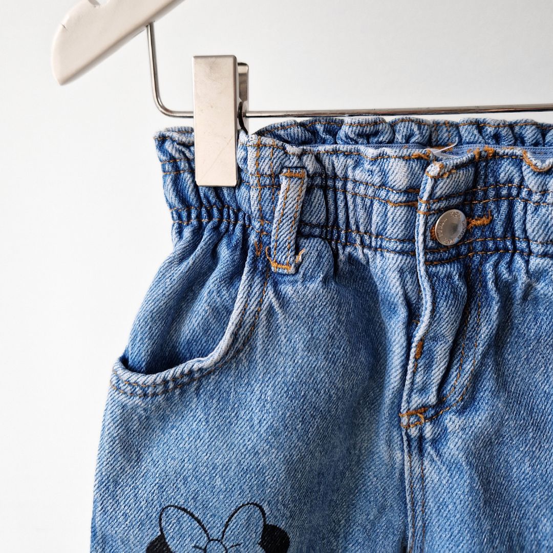 Pre-Loved Kids džinsi ar minnie apdrukām | 86 izm.