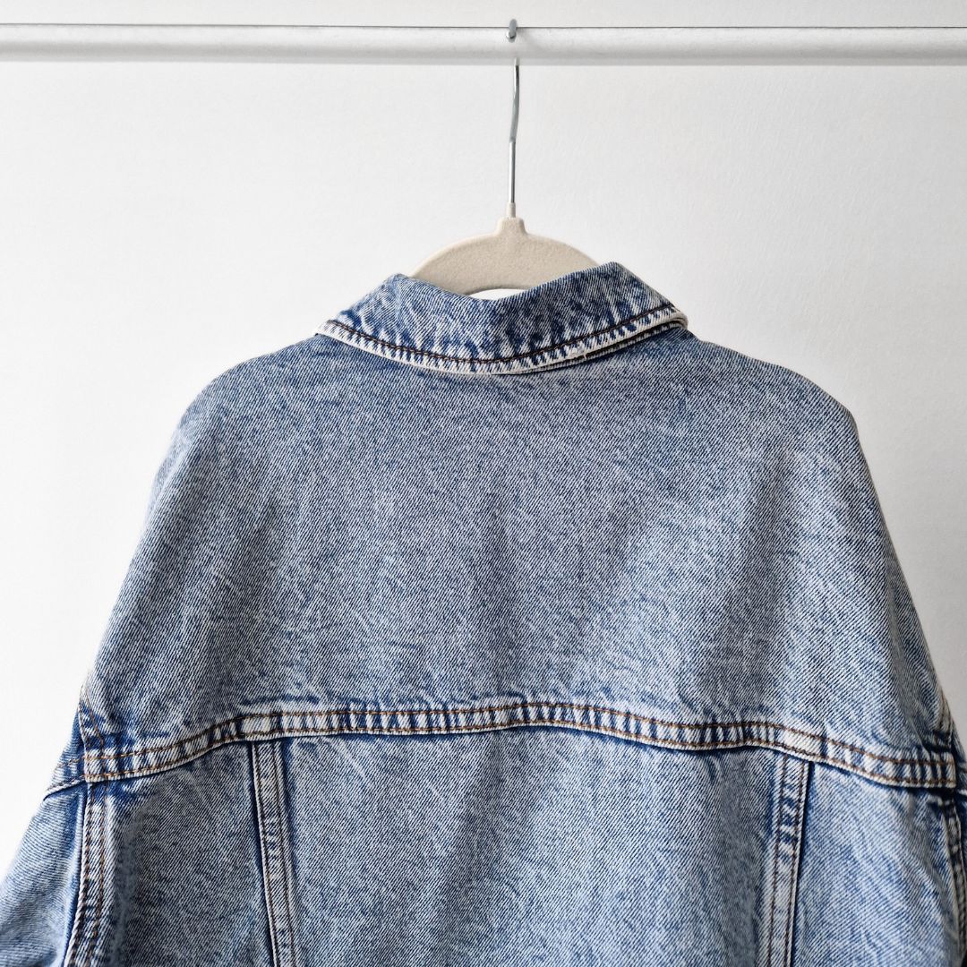 Pre-Loved Kids H&M bērnu džinsu jaka | 8–9 gadi, 100% kokvilna