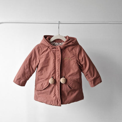 Pre-Loved Kids Winter Virsjaka – Vecrozā ar skaistu leo oderi | 80 izm.