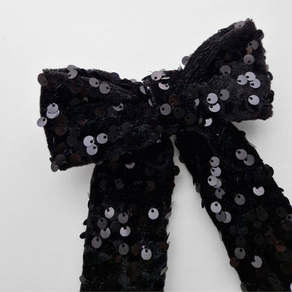 Glitteru melnā matu bante svētkiem | Ierobežots daudzums