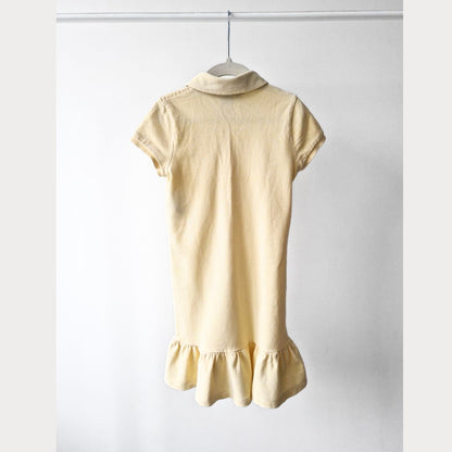 Pre-Loved Ralph Lauren polo kleitiņa – Maigi dzeltena I 6 gadi