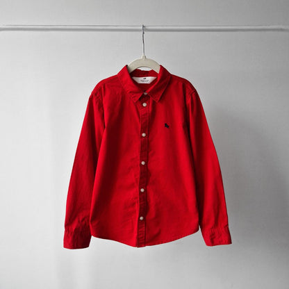 Pre-Loved Kids Kokvilnas krekls svētkiem – sarkans I 128 izm.