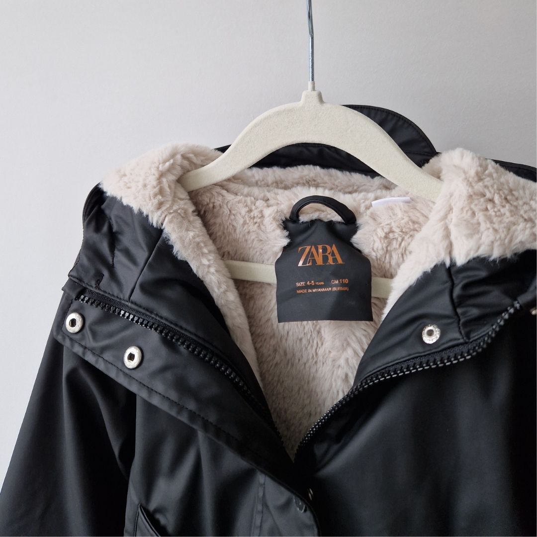 Pre-Loved Kids Winter Virsjaka – Melna ar siltu oderi I 110.izm