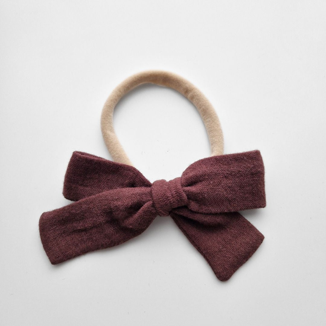 Muslina matu bantes ap galviņu liekamās - 16 krāsās