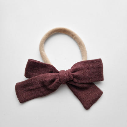 Muslina matu bantes ap galviņu liekamās - 16 krāsās