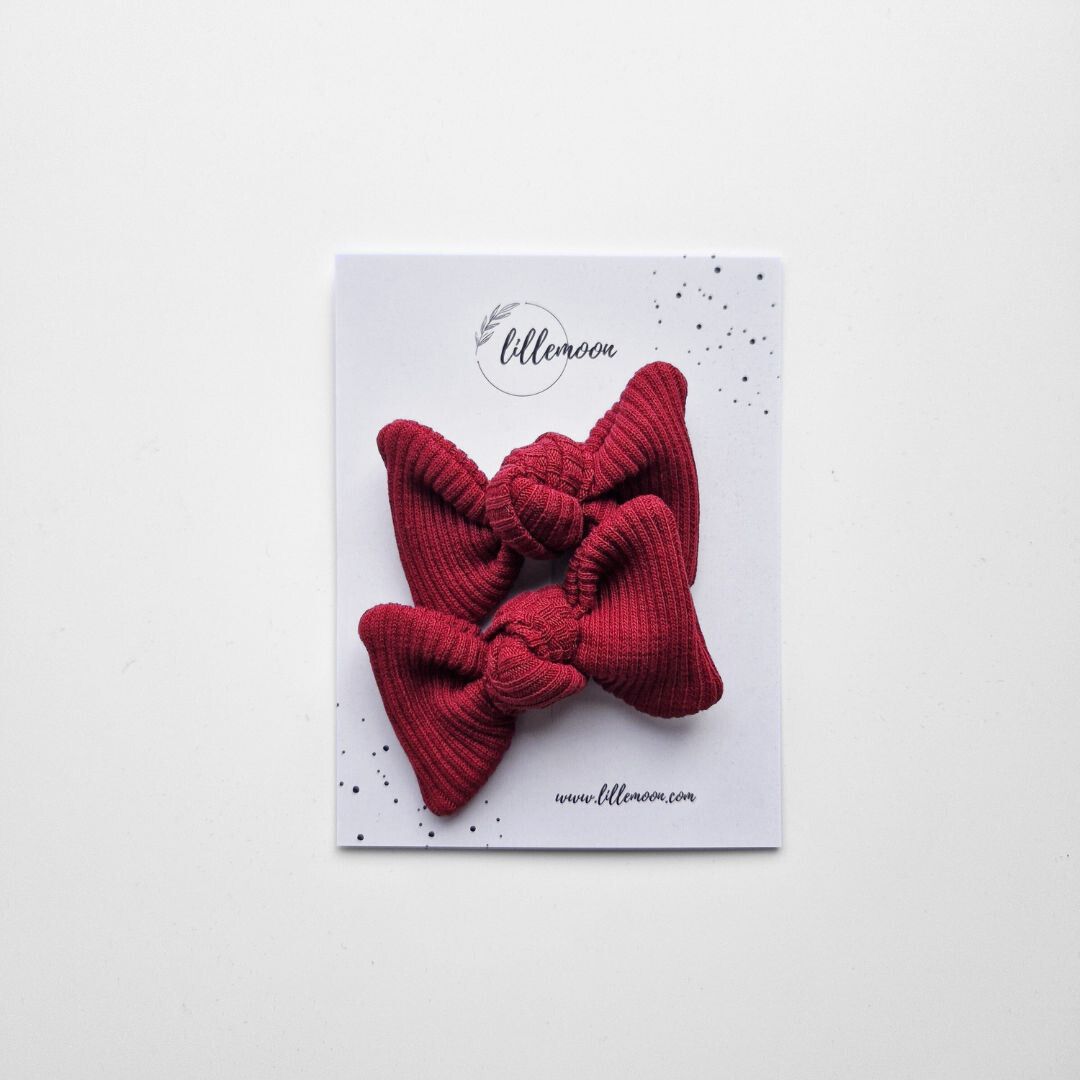 Bantīšu komplektiņš - 2 mini rievotās matu bantītes | 19 krāsās | -30%