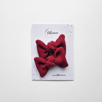 Bantīšu komplektiņš - 2 mini rievotās matu bantītes | 19 krāsās | -30%