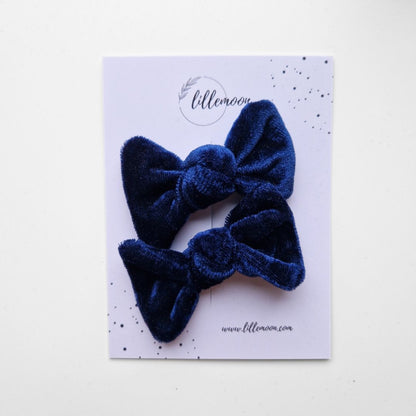 Mini samta divu bantīšu komplektiņš - 7 krāsas I -30%