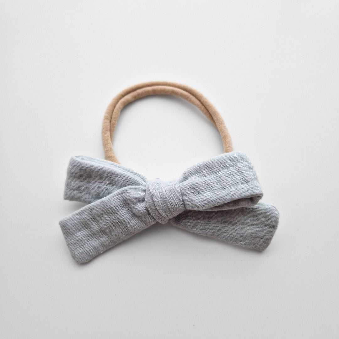 Muslina matu bantes ap galviņu liekamās - 16 krāsās